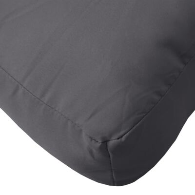 vidaXL Pallet Cushion Anthracite 22.8"x22.8"x3.9" Fabric