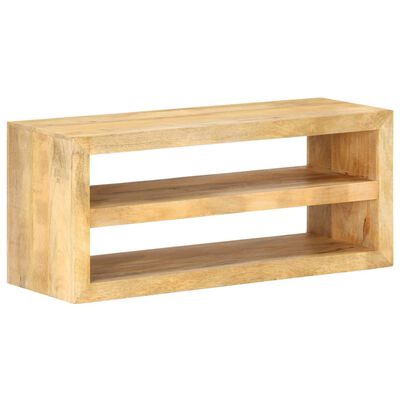 vidaXL TV Stand 42.1"x13.8"x17.7" Solid Wood Mango