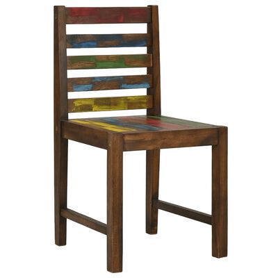 vidaXL Dining Chairs 4 pcs Solid Reclaimed Wood