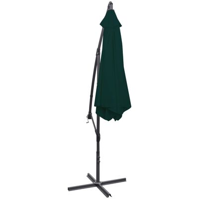 vidaXL Cantilever Garden Parasol 118.1" Green