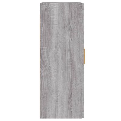 vidaXL Wall Mounted Cabinets 2 pcs Gray Sonoma Engineered Wood