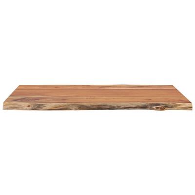 vidaXL Table Top 31.5"x23.6"x1" Rectangular Solid Wood Acacia Live Edge