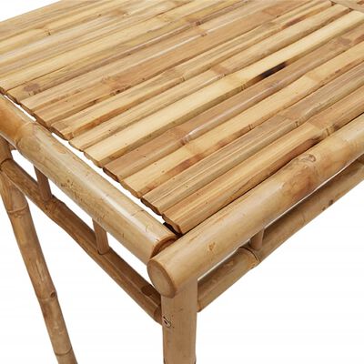 vidaXL Patio Dining Table 43.3"x21.7"x29.5" Bamboo