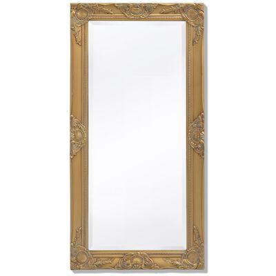 vidaXL Wall Mirror Baroque Style 39.4"x19.7" Gold