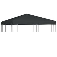 vidaXL Gazebo Top Cover 1 oz/ft² 9.8'x9.8' Gray