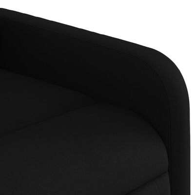 vidaXL Electric Massage Recliner Chair Black Fabric