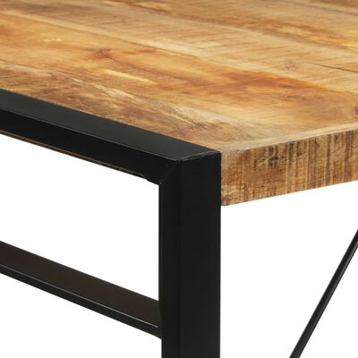 vidaXL Bar Table 68.9"x35.4"x43.3" Solid Rough Wood Mango