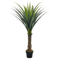 vidaXL Artificial Plant Yucca Tree with Pot Green 57.1"