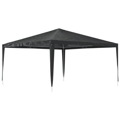 vidaXL Professional Party Tent 13.1'x13.1' Anthracite 0.3 oz/ft²