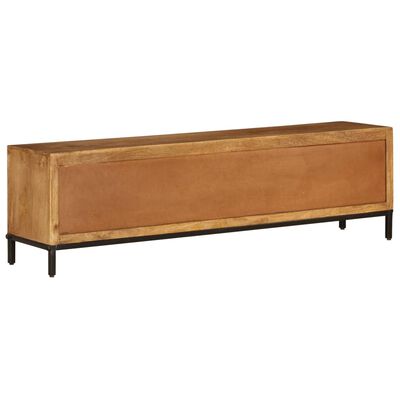 vidaXL TV Stand Solid Wood Mango 55.1"x11.8"x15.7"