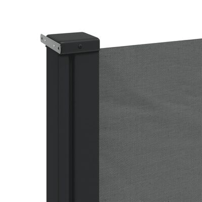 vidaXL Retractable Side Awning Anthracite 55.1"x118.1"