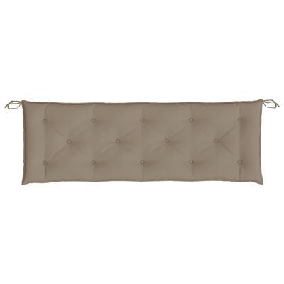 vidaXL Garden Bench Cushion Taupe 59.1"x19.7"x2.8" Oxford Fabric