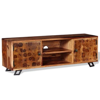 vidaXL TV Stand Solid Wood Sheesham 47.2"x11.8"x15.7"