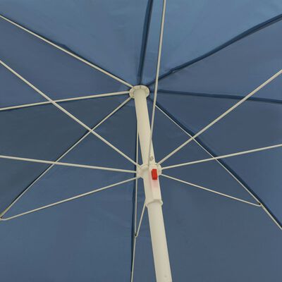 vidaXL Beach Parasol Blue 118.1"