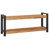 vidaXL Bench 47.2" Solid Teak Wood