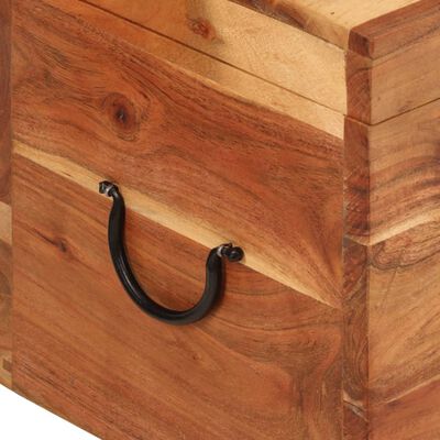 vidaXL Storage Box 15.4"x11"x12.2" Solid Wood Acacia