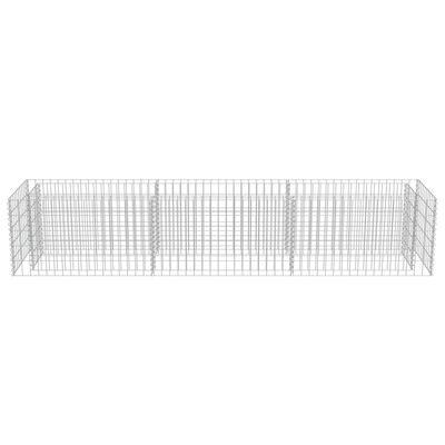 vidaXL Gabion Raised Bed Galvanized Steel 106.3"x19.7"x19.7"