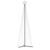 vidaXL Christmas Cone Tree Warm White 500 LEDs 3x10 ft