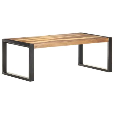 vidaXL Coffee Table 43.3"x23.6"x15.7" Solid Wood