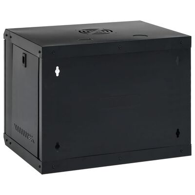 vidaXL 9U Wall Mounted Network Cabinet 19" IP20 20.9"x15.7"x17.7"