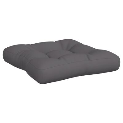 vidaXL Pallet Cushions 3 pcs Anthracite Fabric