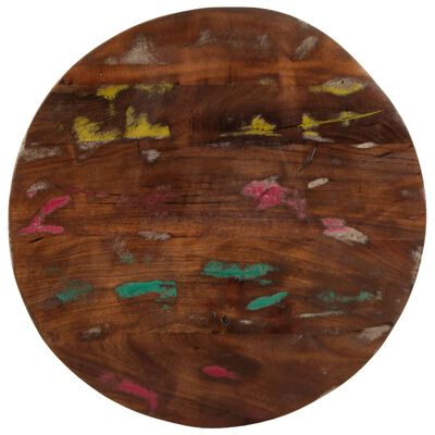 vidaXL Table Top Ø 23.6"x1" Round Solid Wood Reclaimed