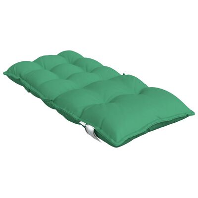 vidaXL Lowback Chair Cushions 6 pcs Green Oxford Fabric