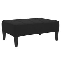 vidaXL Footstool Black 30.3"x21.7"x12.2" Fabric