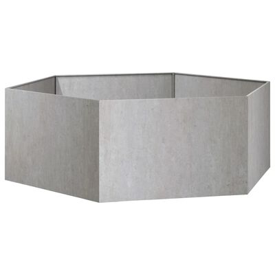 vidaXL Planter Rusty 54.3"x47.2"x17.7" Corten Steel