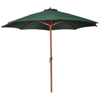 vidaXL Garden Parasol Green 101.6"