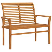 vidaXL Patio Bench 44.1" Solid Teak Wood