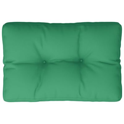 vidaXL Pallet Cushion Green 19.7"x15.7"x4.7" Fabric