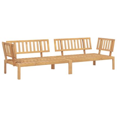 vidaXL Patio Pallet Corner Sofas 2 pcs Solid Wood Acacia