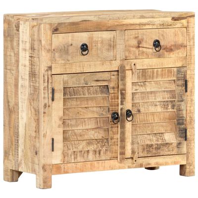 vidaXL Sideboard 27.6"x11.8"x26.8" Solid Wood Mango