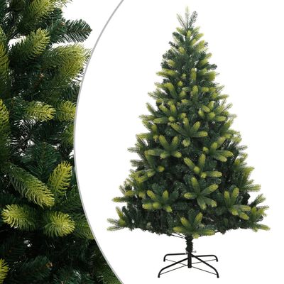 vidaXL Artificial Hinged Christmas Tree with Stand 82.7"