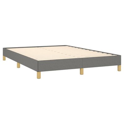 vidaXL Bed Frame Dark Gray 53.9"x74.8" Full Fabric