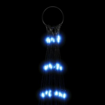 vidaXL Christmas Tree Light on Flagpole 3000 LEDs Blue 315"