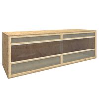 vidaXL Terrarium Engineered Wood 56.7"x18.1"x18.9"