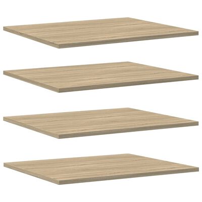 vidaXL Bookshelf Boards 8 pcs Sonoma Oak 23.6"x19.7"x0.6" Engineered Wood