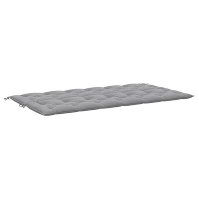 vidaXL Garden Bench Cushion Gray 78.7"x(19.7"+19.7")x2.8" Oxford Fabric