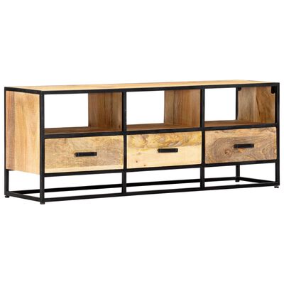 vidaXL TV Stand 47.2"x11.8"x17.7" Solid Wood Mango