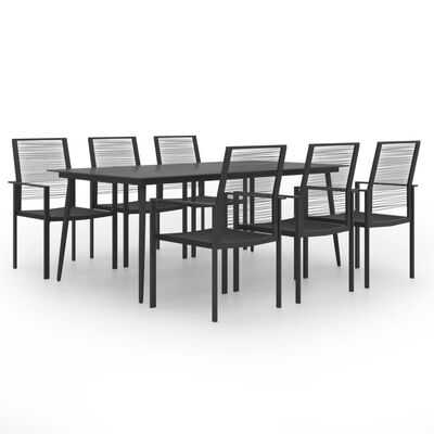 vidaXL 7 Piece Patio Dining Set