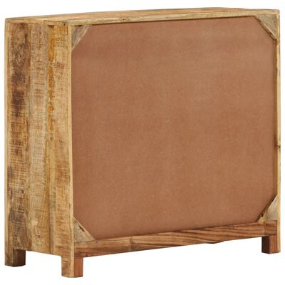 vidaXL Sideboard 27.6"x11.8"x26.8" Solid Wood Mango