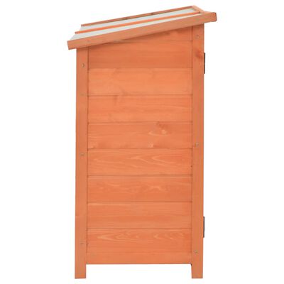 vidaXL Garden Storage Shed 50.4"x16.5"x35.8" Wood