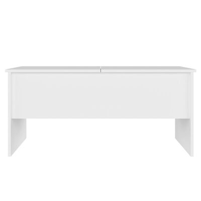 vidaXL Coffee Table White 40.2"x19.9"x18.3" Engineered Wood