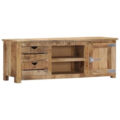 vidaXL TV Stand 47.2"x11.8"x15.7" Solid Wood Mango