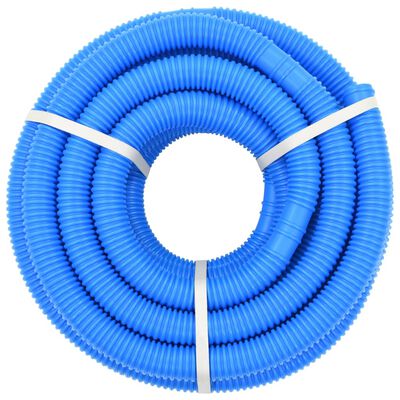 vidaXL Pool Hose with Clamps Blue 1.5" 39.4'