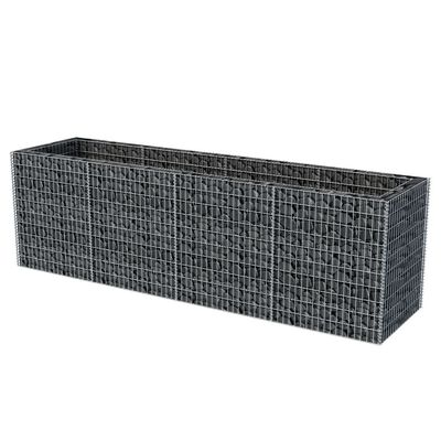 vidaXL Gabion Raised Bed Steel 141.7"x35.4"x39.4"