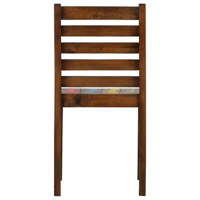 vidaXL Dining Chairs 4 pcs Solid Reclaimed Wood