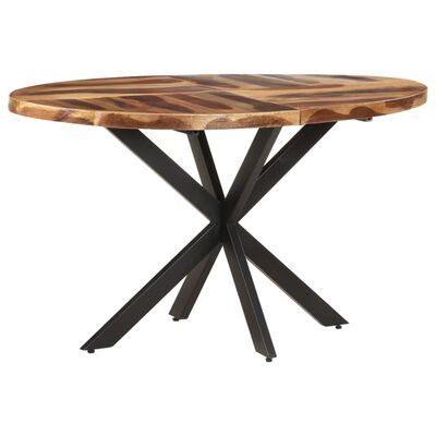 vidaXL Dining Table 55.1"x31.5"x29.5" Solid Acacia Wood